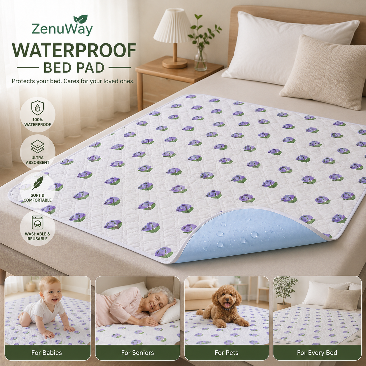 ZenuWay Waterproof Mat